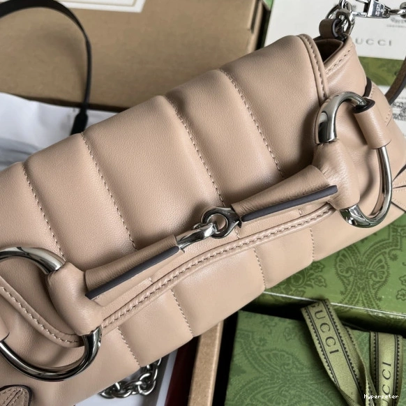 Hyperpeter CHAIN SMALL GUCCI BAG HORSEBIT SHOULDER 0707